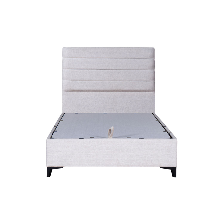 STRATTA ΚΡΕΒΑΤΙ ΜΕ ΑΠΟΘΗΚ. ΧΩΡΟ (ΓΙΑ ΣΤΡΩΜΑ 120x200cm) OFF WHITE 06-900 208x127x121