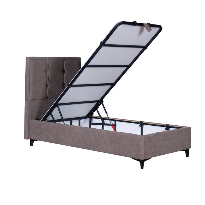 PIANO ΚΡΕΒΑΤΙ ΜΕ ΑΠΟΘΗΚ. ΧΩΡΟ (ΓΙΑ ΣΤΡΩΜΑ 90x200cm) MUSHROOM 05-780 207x97x115