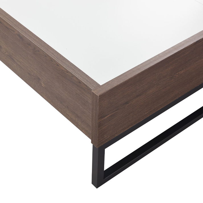 INSPIRE ΚΡΕΒΑΤΙ (ΓΙΑ ΣΤΡΩΜΑ 160x200cm) ΚΑΡΥΔΙ 160x200cm