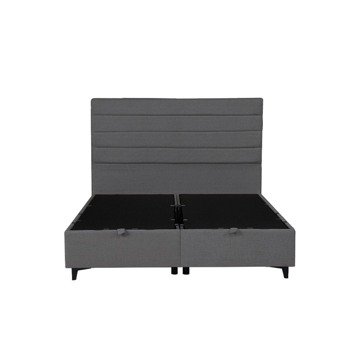 UTOPIA ΚΡΕΒΑΤΙ ΜΕ ΑΠΟΘΗΚ. ΧΩΡΟ ΚΑΙ ΣΤΡΩΜΑ ΓΚΡΙ 34-900 207x160x115