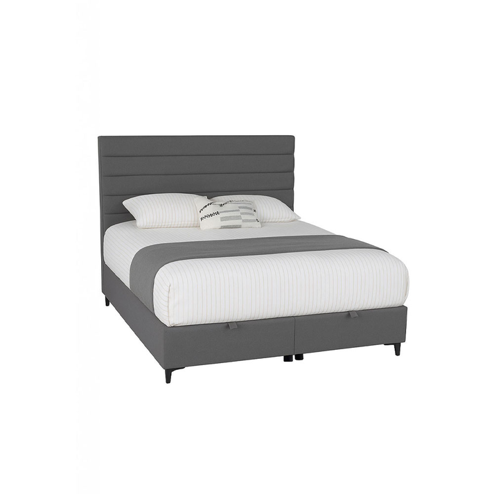 UTOPIA ΚΡΕΒΑΤΙ ΜΕ ΑΠΟΘΗΚ. ΧΩΡΟ ΚΑΙ ΣΤΡΩΜΑ ΓΚΡΙ 34-900 207x160x115