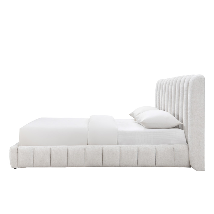 SAVAGIAR ΚΡΕΒΑΤΙ (ΓΙΑ ΣΤΡΩΜΑ 160x200cm) CREAM 210.5x220.5x109.7cm