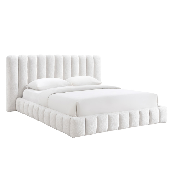 SAVAGIAR ΚΡΕΒΑΤΙ (ΓΙΑ ΣΤΡΩΜΑ 160x200cm) CREAM 210.5x220.5x109.7cm
