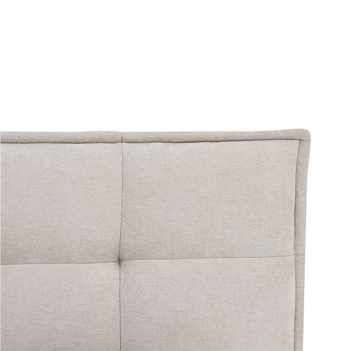 Button κρεβάτι (για στρώμα 160x200cm) beige 183x217x112cm