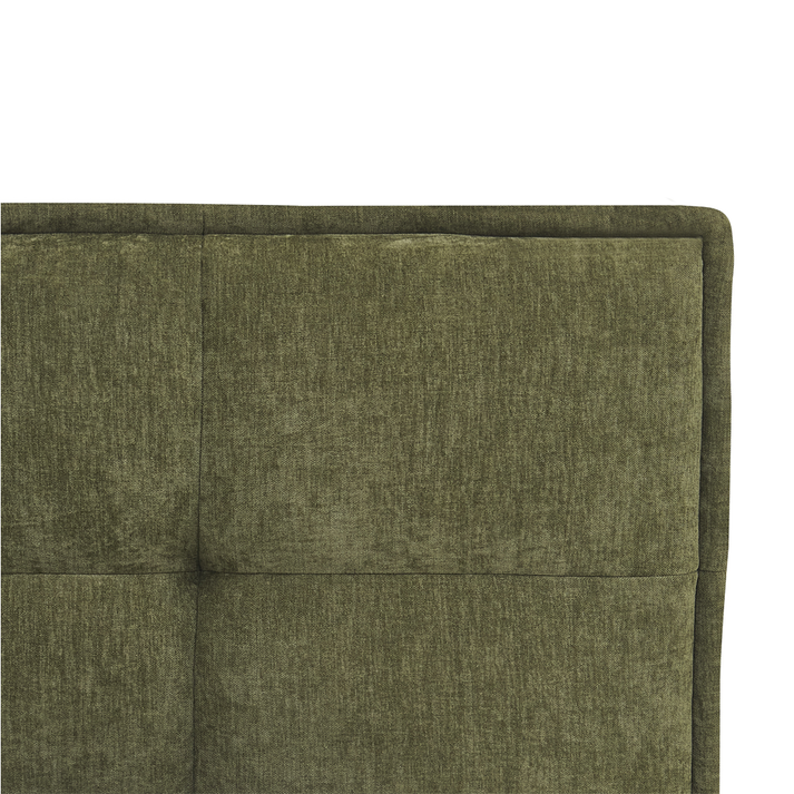 Button κρεβάτι (για στρώμα 160x200cm) λαδί 183x217x112cm