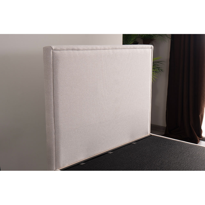 FRAME ΚΡΕΒΑΤΙ ΜΕ ΑΠΟΘΗΚ. ΧΩΡΟ (ΓΙΑ ΣΤΡΩΜΑ 120x200cm) BEIGE 16-854 208x127x121