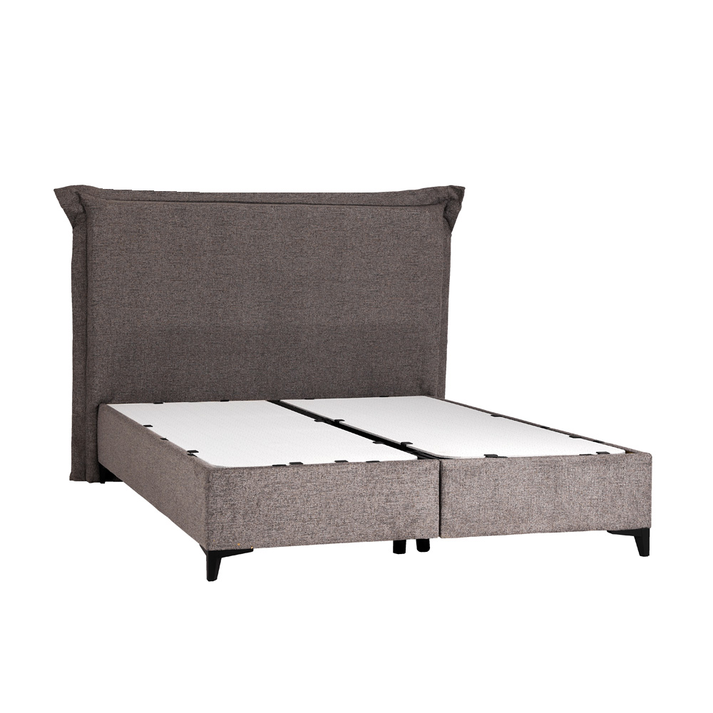 LONGWAVE ΚΡΕΒΑΤΙ ΜΕ ΑΠΟΘΗΚ. ΧΩΡΟ (ΓΙΑ ΣΤΡΩΜΑ 160x200cm) ΓΚΡΙ 34-900 207x180x140