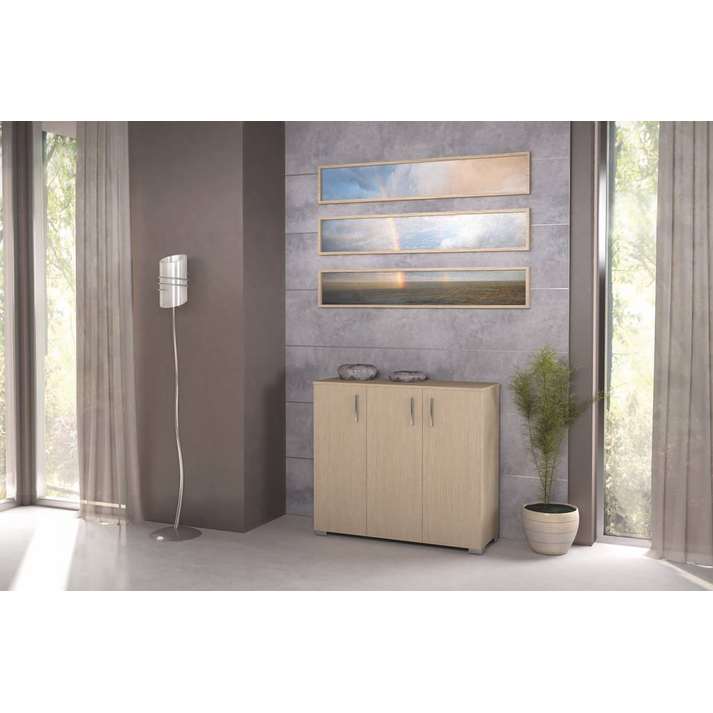 No24 Three-Compartment Shoe Cabinet 100x36x92cm