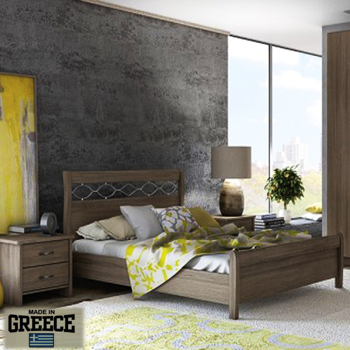 ΚΡΕΒΑΤΙ ΕΛΛΗΝΙΚΗΣ ΚΑΤΑΣΚΕΥΗΣ No27 90/110/140/150/160Χ200cm
