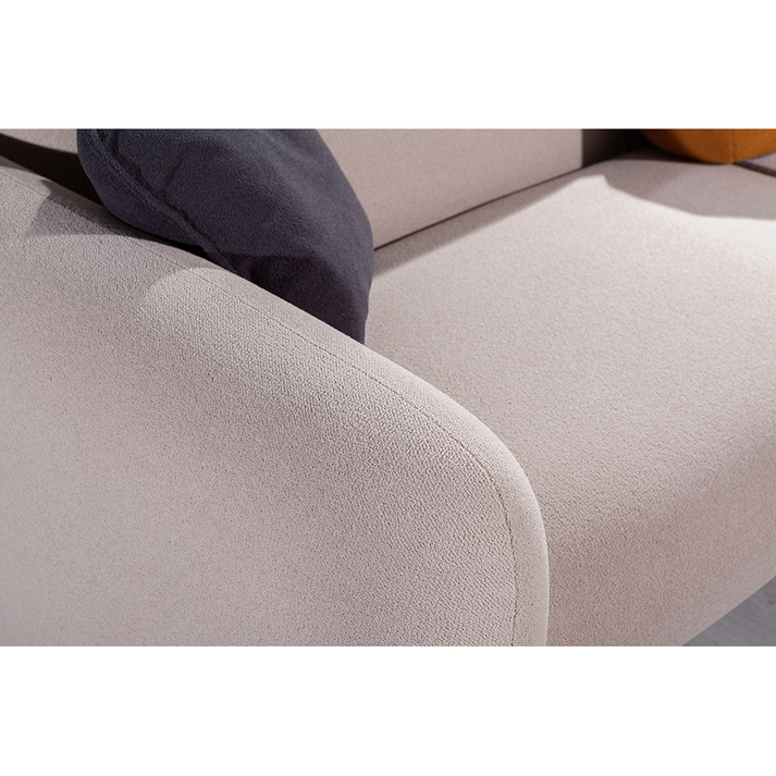 PUFFY ΚΑΝΑΠΕΣ 3ΘΕΣΙΟΣ CREAM 240x110x85