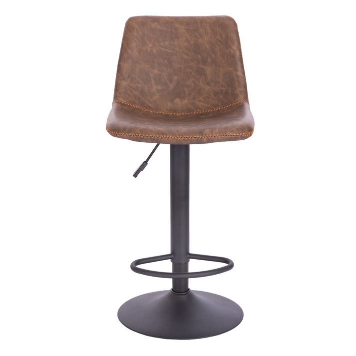 ASTI ΣΚΑΜΠΟ BAR ΚΑΦΕ ANTIQUE WASHED ΜΑΥΡΟ 42x49x109.5