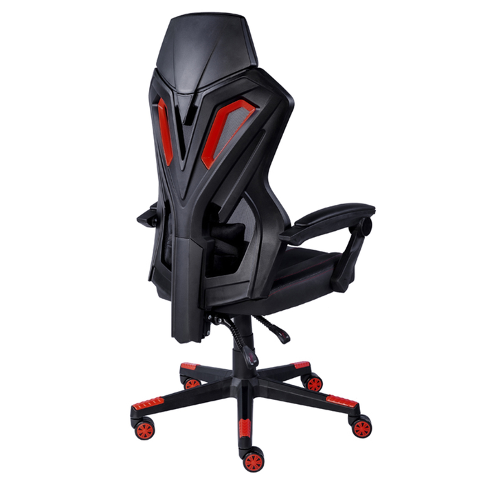 OUTRIDER ΚΑΡΕΚΛΑ GAMING ΓΡΑΦΕΙΟΥ ΜΑΥΡΟ ΚΟΚΚΙΝΟ 50x74x128