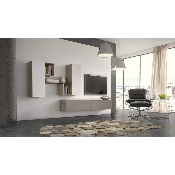 No4C Living Room Unit (Melamine/Lacquer) – Made in Greece