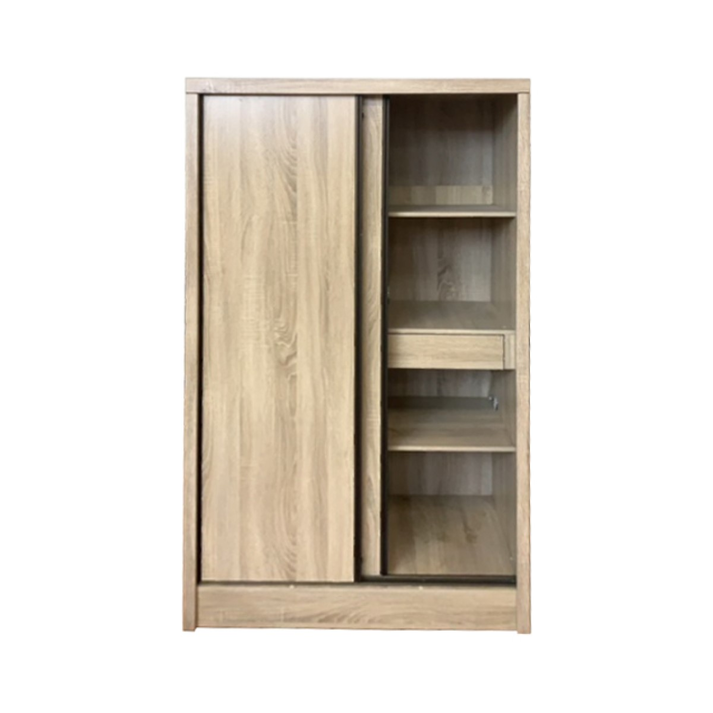 ΝΤΟΥΛΑΠΑ ΜΕ ΔΥΟ ΠΟΡΤΕΣ ΣΥΡΟΜΕΝΕΣ 98x52x180cm ΣΦΕΝΔΑΜΟΣ