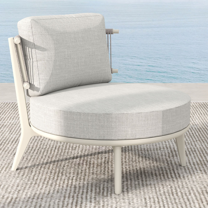 LA LUNA ΠΟΛΥΘΡΟΝΑ OFF WHITE 80x87x68cm