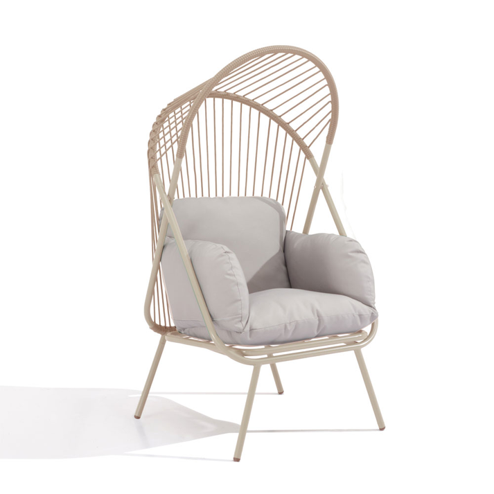 SUN ΠΟΛΥΘΡΟΝΑ BEIGE 75x69x135.5cm