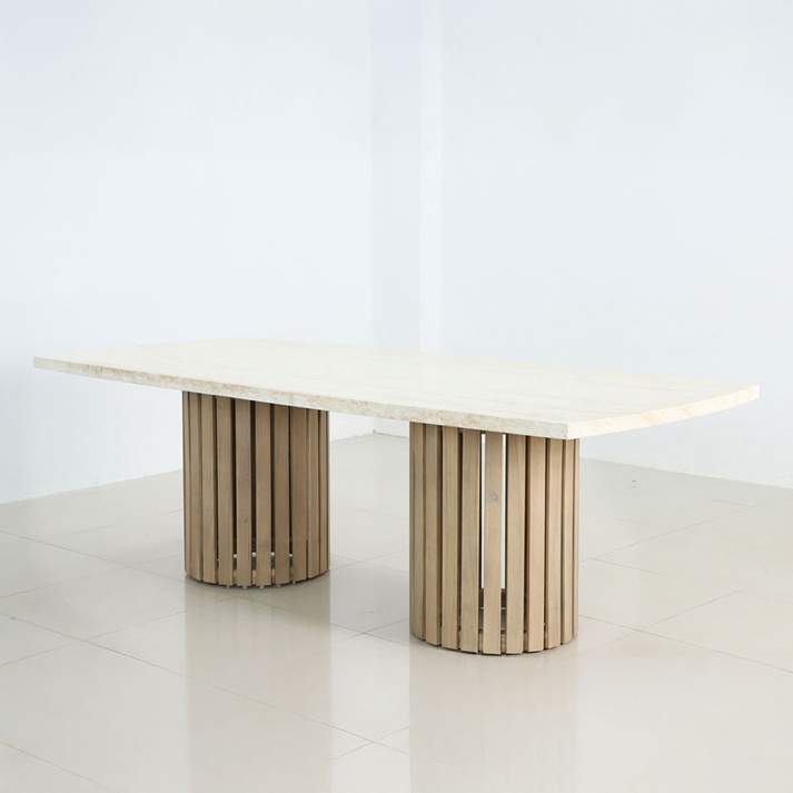 PORTO ΤΡΑΠΕΖΙ ΛΕΥΚΟ 240x110x80cm