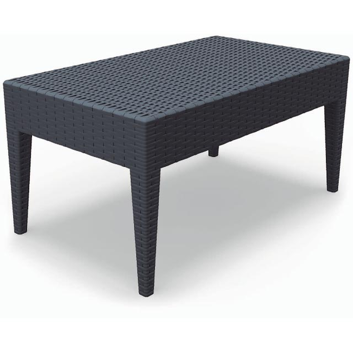 MIAMI DARK GREY ΤΡΑΠΕΖΙ 92Χ53Χ45εκ. ΠΟΛ/ΝΙΟΥ