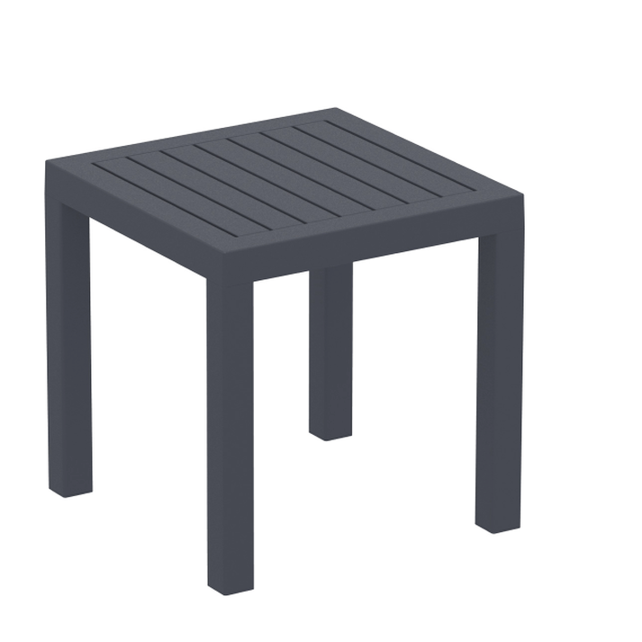 OCEAN DARK GREY ΤΡΑΠΕΖΙ 45Χ45Χ45εκ. ΠΟΛ/ΝΙΟΥ