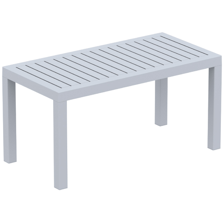 OCEAN SILVER GREY ΤΡΑΠΕΖΙ 90Χ45Χ45εκ. ΠΟΛ/ΝΙΟΥ
