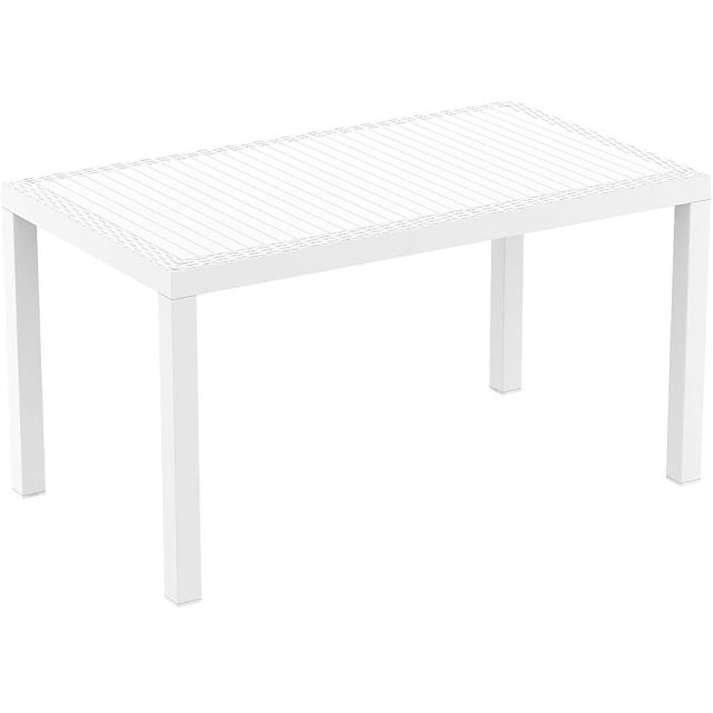 ORLANDO 140Χ80Χ75εκ. WHITE ΤΡΑΠΕΖΙ ΠΟΛ/ΝΙΟΥ