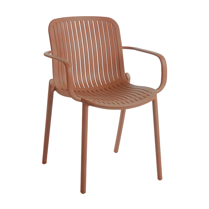 BRIO ΚΑΡΕΚΛΑ TERRACOTTA 58x56.5x82cm