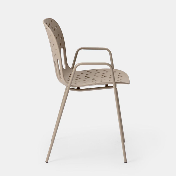 LIDO ΚΑΡΕΚΛΑ BEIGE 57x55.5x80cm