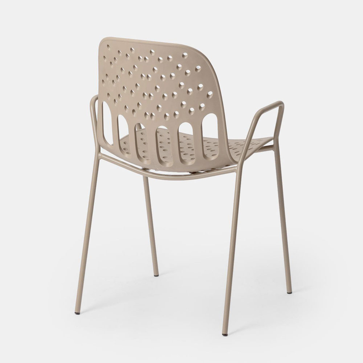 LIDO ΚΑΡΕΚΛΑ BEIGE 57x55.5x80cm