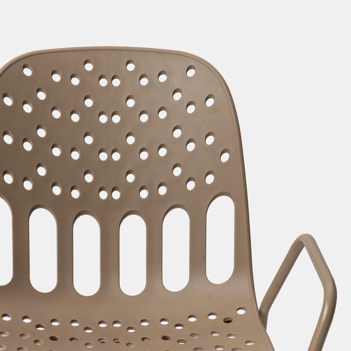 LIDO ΚΑΡΕΚΛΑ BEIGE 57x55.5x80cm