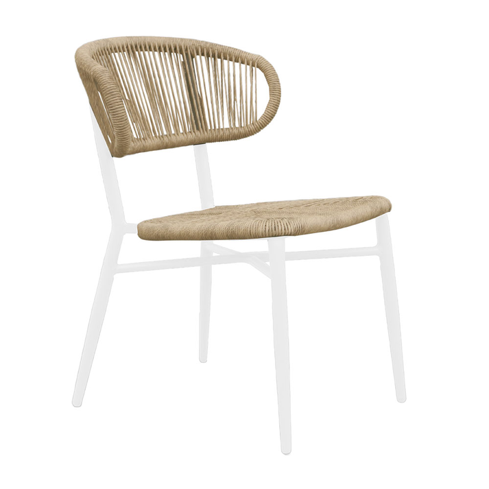 SEDAI ΚΑΡΕΚΛΑ ΛΕΥΚΟ ΦΥΣΙΚΟ 55x60x78cm