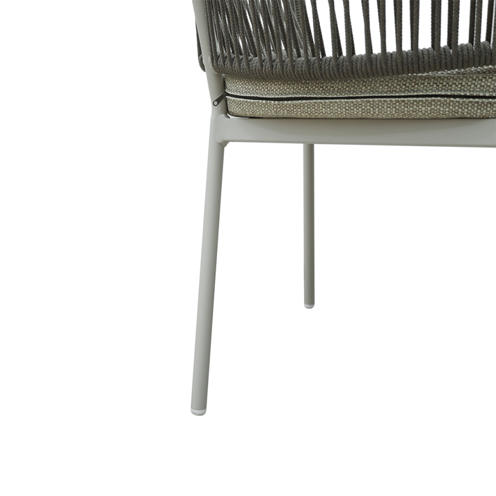 TONDO ΚΑΡΕΚΛΑ LATTE OFF WHITE 62x57x80cm