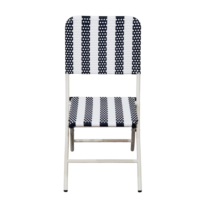 Re Καρέκλα Πτυσσόμενη Λευκό Μαύρο 45x59x90cm