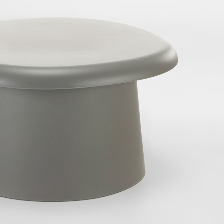 RIVVA COFFEE TABLE ΓΚΡΙ 70x70x39cm