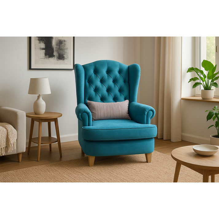 Μπερζέρα Καπιτονέ 88x82xH113cm