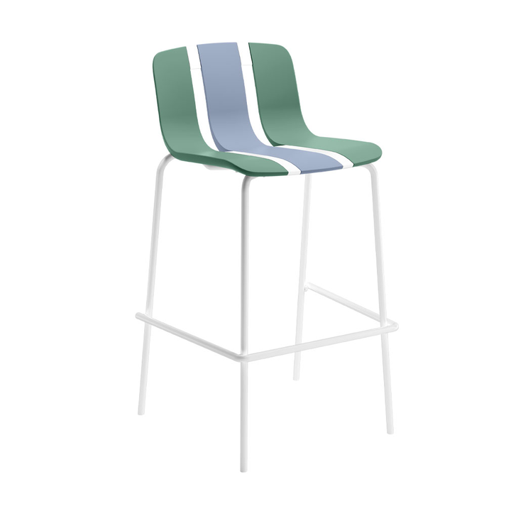 ART ΣΚΑΜΠΟ BAR ΠΡΑΣΙΝΟ ΜΠΛΕ 52.5x52x103cm