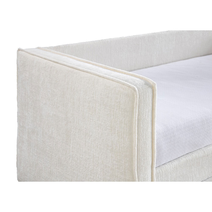 CALMO ΚΑΝΑΠΕΣ ΚΡΕΒΑΤΙ (ΓΙΑ ΣΤΡΩΜΑ 90x195cm) CREAM 222x99x84.2