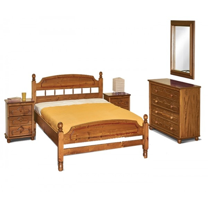 ΚΡΕΒΑΤΙ ΣΟΥΗΔΙΚΟ ΞΥΛΟ ΠΑΡΑΔΟΣΙΑΚΟ 90/110/140 XND BED No5 
