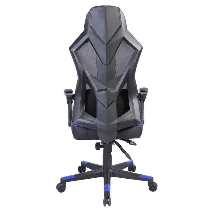 FUSION ΚΑΡΕΚΛΑ GAMING ΓΡΑΦΕΙΟΥ ΜΑΥΡΟ ΜΠΛΕ 50x74x137