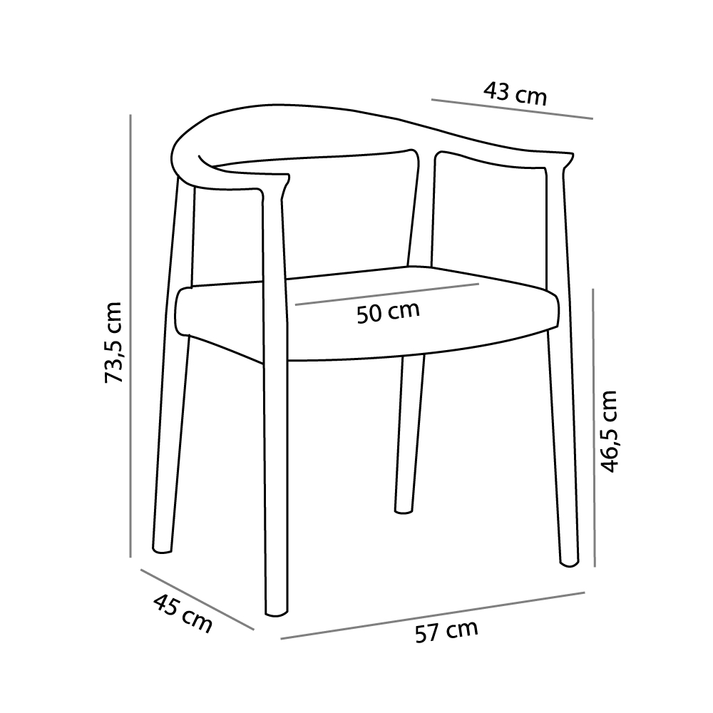 FUJI ΚΑΡΕΚΛΑ ΜΑΥΡΟ 57x45x73.5