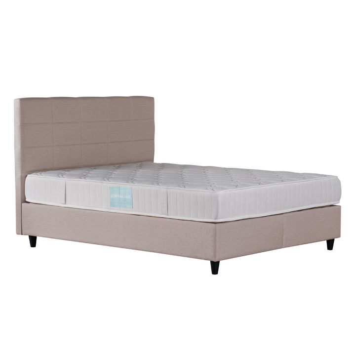 DEAL SET ΚΡΕΒΑΤΙ ΜΕ ΑΠΟΘΗΚ. ΧΩΡΟ ΚΑΙ ΣΤΡΩΜΑ BEIGE 14-753 210x162x120