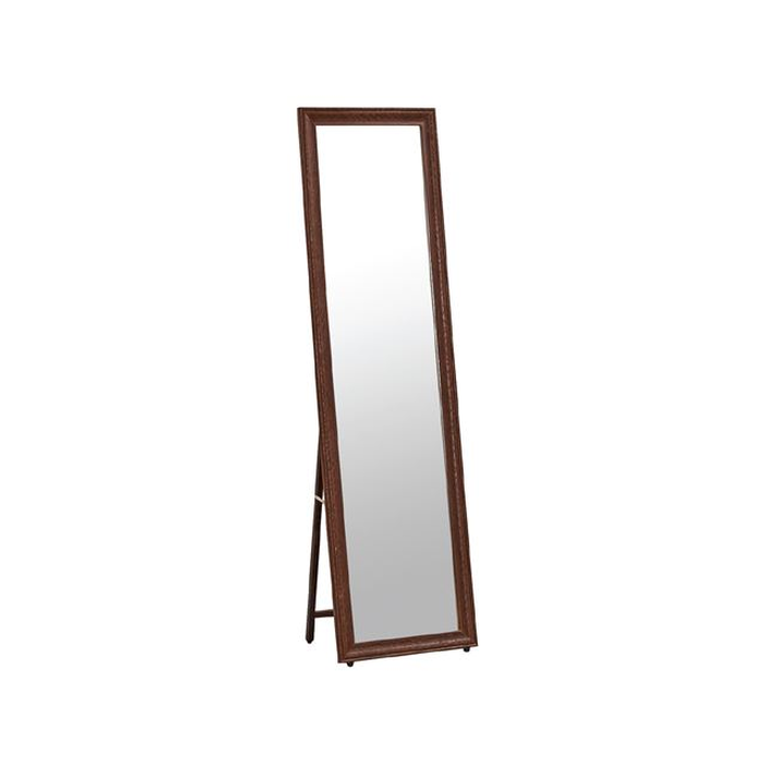 MIRROR Καθρέπτης Δαπέδου Τοίχου Ξύλινος Καρυδί