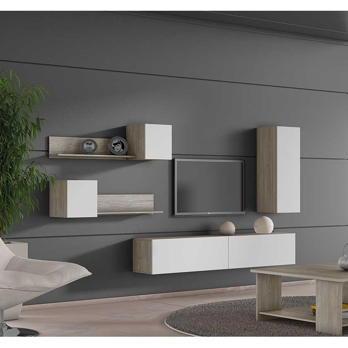 No6A Living Room Unit (Melamine/Lacquer) – Made in Greece