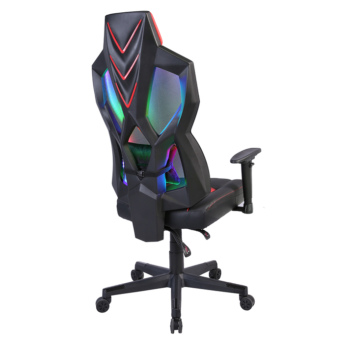 STORM ΚΑΡΕΚΛΑ GAMING ΓΡΑΦΕΙΟΥ ΜΑΥΡΟ ΚΟΚΚΙΝΟ 50x73x135