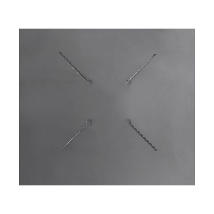 Καπάκι HPL Black Lava 70 x 70 x 1.2