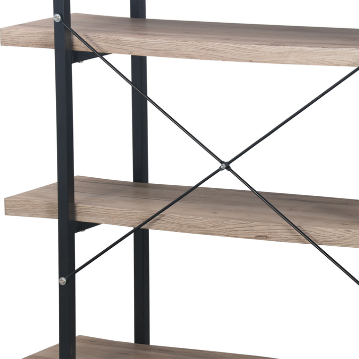 BRICK-URBAN ΒΙΒΛΙΟΘΗΚΗ ΦΥΣΙΚΟ ΜΑΥΡΟ 105x32x140