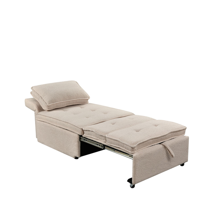 SLEEP ΠΟΛΥΘΡΟΝΑ ΚΡΕΒΑΤΙ OFF WHITE 78x87x80cm