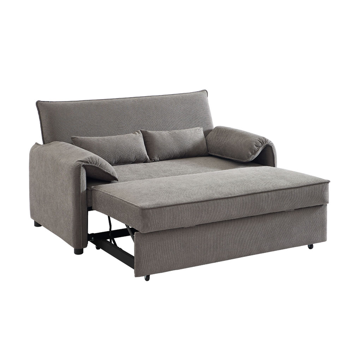 RUBIK ΚΑΝΑΠΕΣ ΚΡΕΒΑΤΙ 3ΘΕΣΙΟΣ ΓΚΡΙ 161x84x92cm