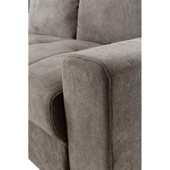 BILL ΚΑΝΑΠΕΣ ΚΡΕΒΑΤΙ ΓΩΝΙΑ ΑΡΙΣΤΕΡΗ TAUPE 241x173x94