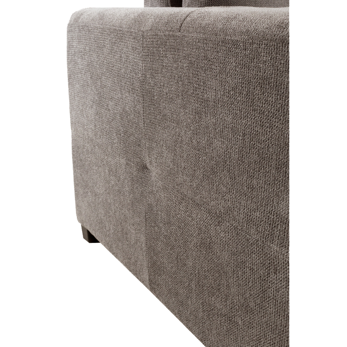 BILL ΚΑΝΑΠΕΣ ΚΡΕΒΑΤΙ ΓΩΝΙΑ ΑΡΙΣΤΕΡΗ TAUPE 241x173x94
