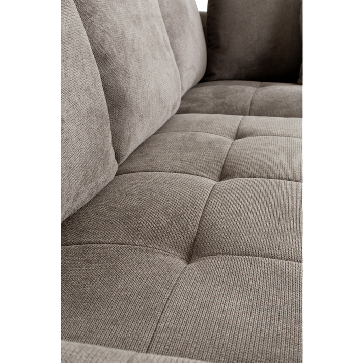 BILL ΚΑΝΑΠΕΣ ΚΡΕΒΑΤΙ ΓΩΝΙΑ ΑΡΙΣΤΕΡΗ TAUPE 241x173x94